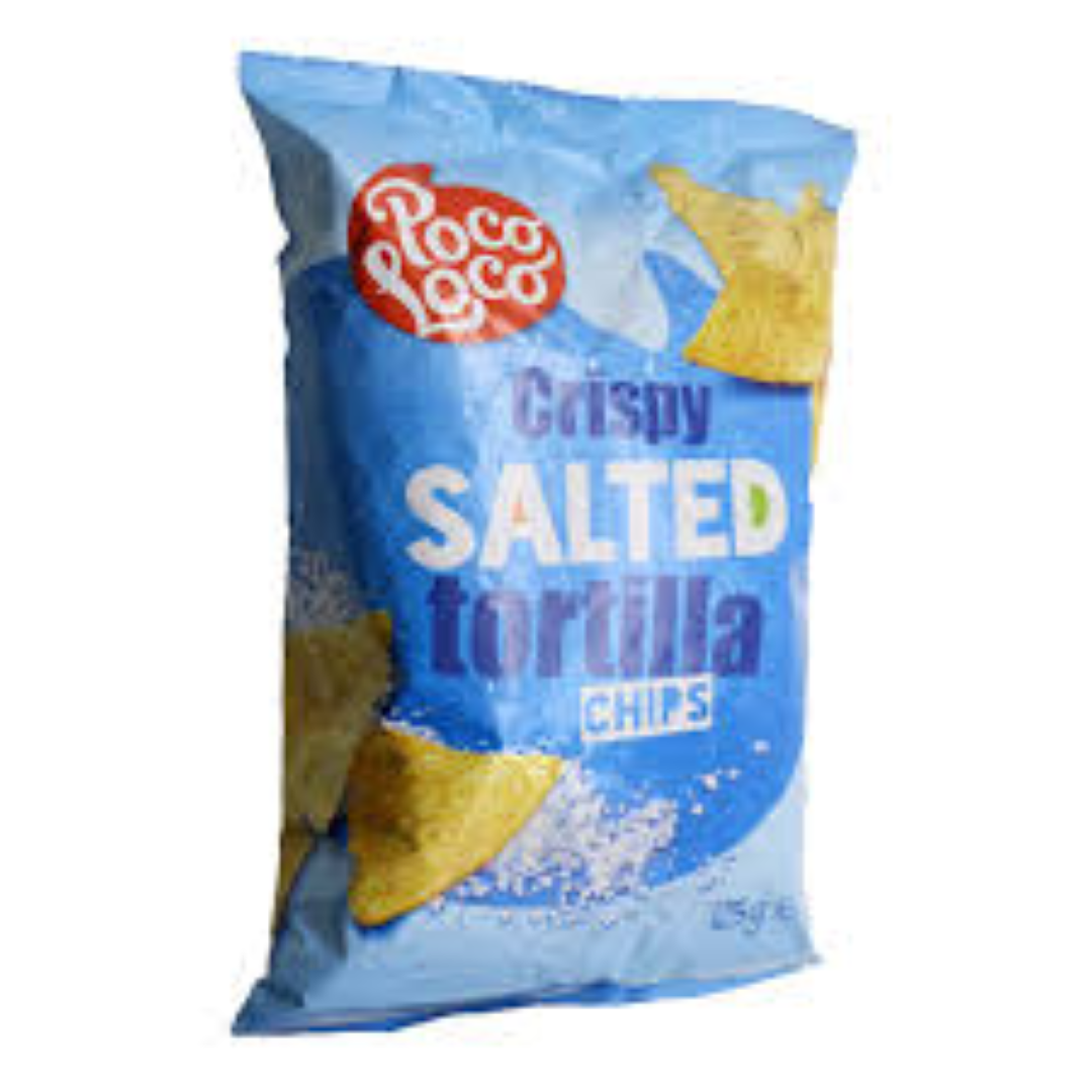 POCOLOCO NATURAL SALTED 125G